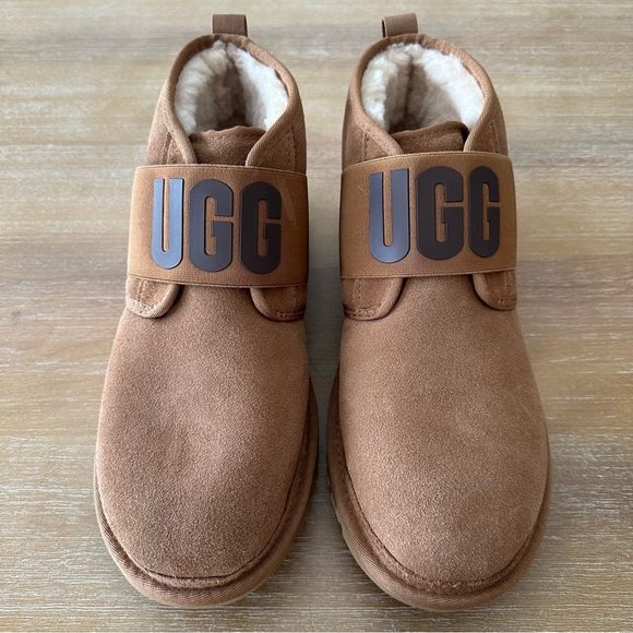 Ugg Men’s Neumel Graphic Logo Slip On Boots 12 - Picture 2 of 9